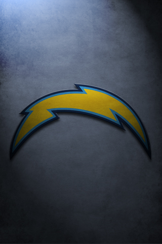 San Diego Chargers iPhone Wallpaper (with texture)